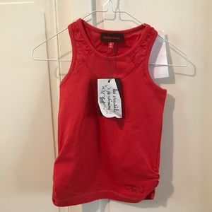 Catimini Red Tank Size 4